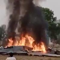 Video / Tokom rutinskog leta srušio se borbeni avion indijskih zračnih snaga